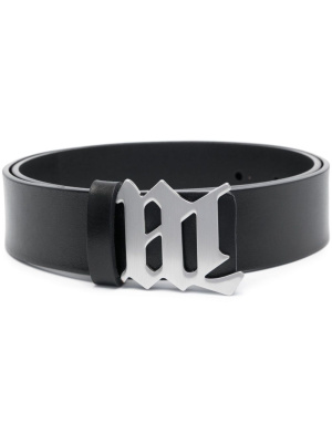 

Logo-buckle leather belt, MISBHV Logo-buckle leather belt