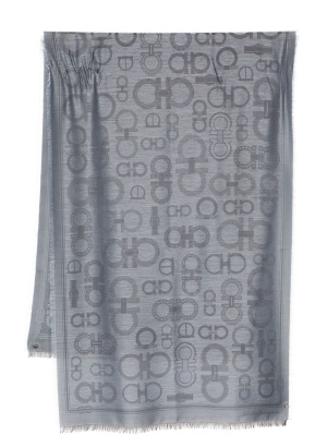 

Gancini-print scarf, Ferragamo Gancini-print scarf