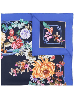

Floral-print silk scarf, Ferragamo Floral-print silk scarf