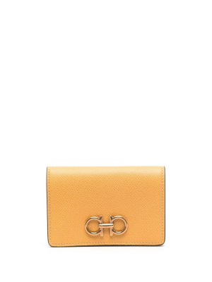 

Gancini-plaque leather wallet, Ferragamo Gancini-plaque leather wallet