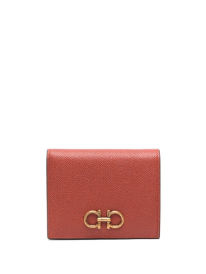 

Logo-plaque leather wallet, Ferragamo Logo-plaque leather wallet