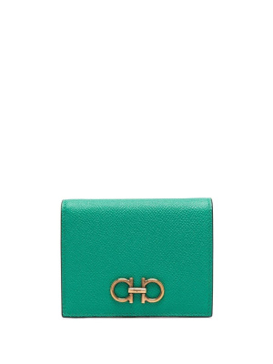 

Logo-plaque leather wallet, Ferragamo Logo-plaque leather wallet