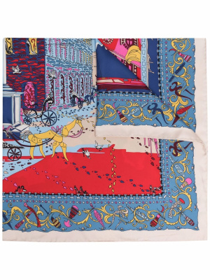 

Printed silk scarf, Ferragamo Printed silk scarf