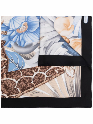 

Animal-print silk scarf, Ferragamo Animal-print silk scarf