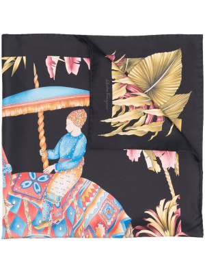 

India-print silk scarf, Ferragamo India-print silk scarf