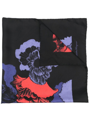 

Floral-print silk scarf, Ferragamo Floral-print silk scarf