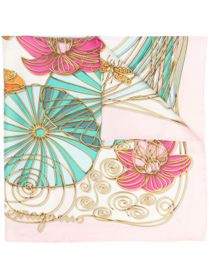 

Ironwork print silk scarf, Ferragamo Ironwork print silk scarf