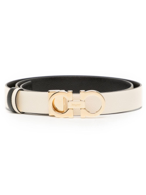 

Logo-engraved leather belt, Ferragamo Logo-engraved leather belt