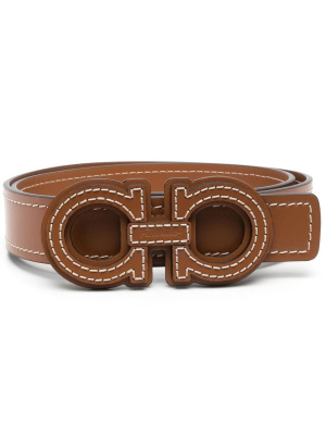 

Aura Gancini-buckle belt, Ferragamo Aura Gancini-buckle belt