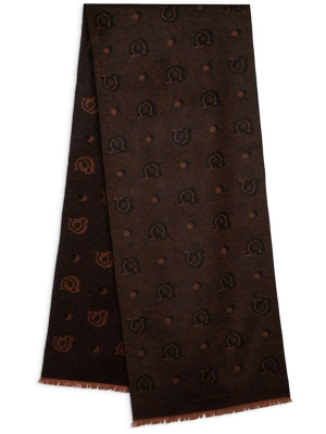

Patterned-jacquard silk scarf, Ferragamo Patterned-jacquard silk scarf