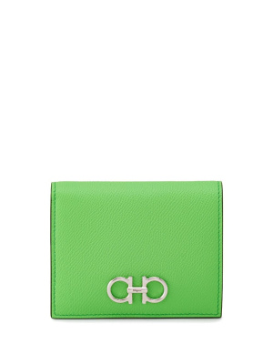 

Gancini-plaque leather wallet, Ferragamo Gancini-plaque leather wallet