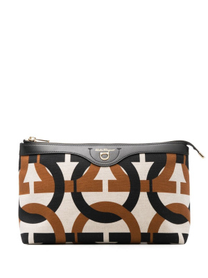 

Monogram canvas beauty case, Ferragamo Monogram canvas beauty case