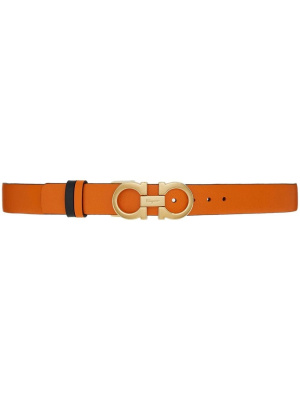 

Gancini-buckle reversible belt, Ferragamo Gancini-buckle reversible belt