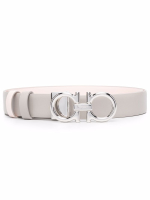 

Donna logo-buckle leather belt, Ferragamo Donna logo-buckle leather belt