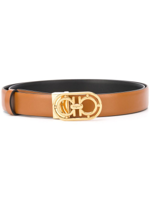 

Gancini buckled belt, Ferragamo Gancini buckled belt