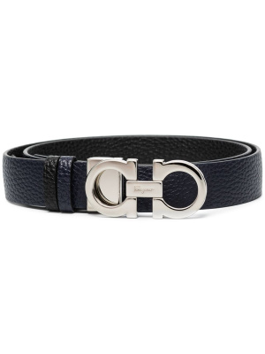 

Gancini-buckle reversible belt, Ferragamo Gancini-buckle reversible belt