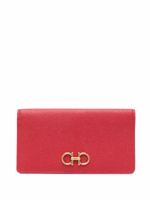 

Gancini long leather wallet, Ferragamo Gancini long leather wallet