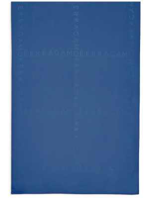 

Logo-jacquard silk scarf, Ferragamo Logo-jacquard silk scarf