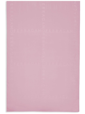 

Logo-jacquard silk scarf, Ferragamo Logo-jacquard silk scarf