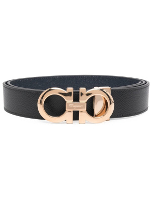 

Gancini-buckle detail belt, Ferragamo Gancini-buckle detail belt