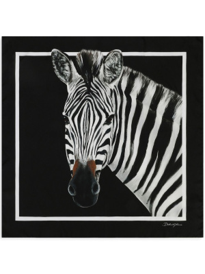 

Zebra-print silk foulard, Dolce & Gabbana Zebra-print silk foulard
