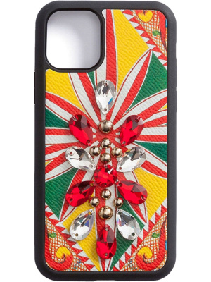

Crystal-embellished iPhone 11 Pro case, Dolce & Gabbana Crystal-embellished iPhone 11 Pro case
