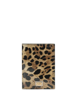 

Leopard-print bi-fold card case, Dolce & Gabbana Leopard-print bi-fold card case