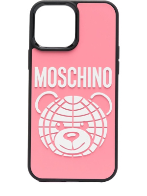 

Bear-print iPhone Pro Max 13 case, Moschino Bear-print iPhone Pro Max 13 case