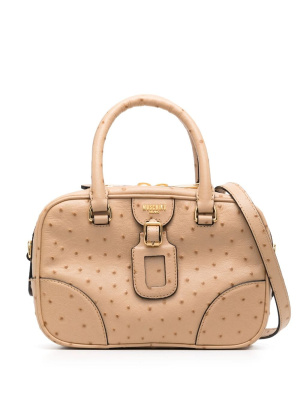 

Logo-lettering leather tote bag, Moschino Logo-lettering leather tote bag