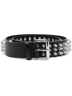 

Spike-stud leather belt, Moschino Spike-stud leather belt