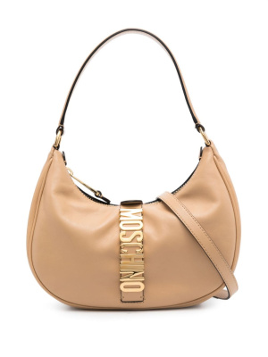 

Logo-plaque shoulder bag, Moschino Logo-plaque shoulder bag