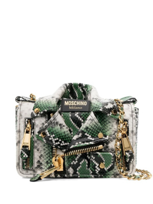 

Leather jacket crossbody bag, Moschino Leather jacket crossbody bag