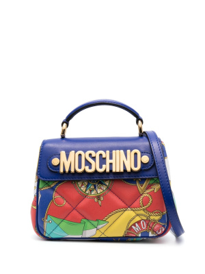 

Mini nautical-print tote bag, Moschino Mini nautical-print tote bag