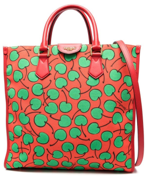 

Cherry print tote bag, Moschino Cherry print tote bag
