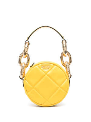 

Quilted faux-leather tote bag, Moschino Quilted faux-leather tote bag
