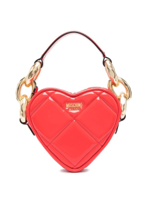

Diamond-quilt heart shoulder bag, Moschino Diamond-quilt heart shoulder bag