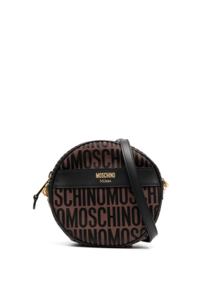 

Monogram-print crossbody bag, Moschino Monogram-print crossbody bag