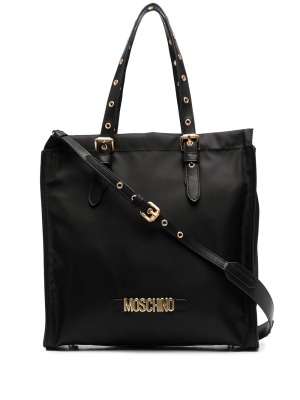 

Lettering logo tote bag, Moschino Lettering logo tote bag