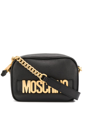 

Lettering logo camera bag, Moschino Lettering logo camera bag