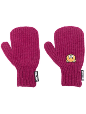 

Teddy bear ribbed gloves, Moschino Teddy bear ribbed gloves