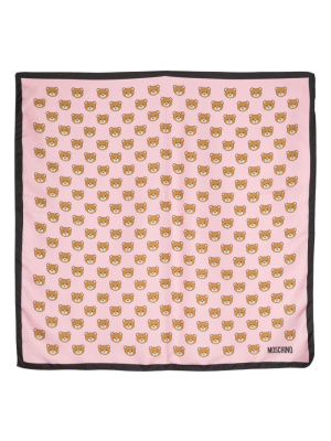 

Teddy Bear-print silk foulard, Moschino Teddy Bear-print silk foulard