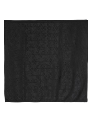 

Silk logo scarf, Moschino Silk logo scarf