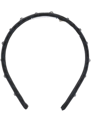 

Crystal-embellished jacquard headband, Moschino Crystal-embellished jacquard headband