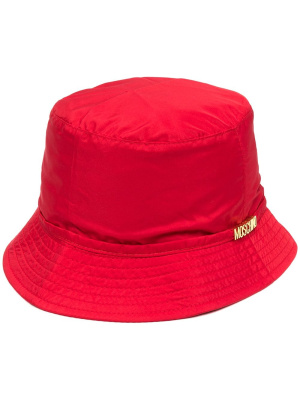 

Logo-plaque bucket hat, Moschino Logo-plaque bucket hat