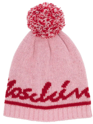 

Intarsia-knit-logo beanie, Moschino Intarsia-knit-logo beanie