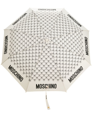 

Monogram-print umbrella, Moschino Monogram-print umbrella