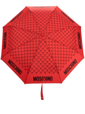 

Monogram-print umbrella, Moschino Monogram-print umbrella