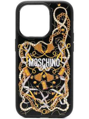 

Graphic-print iPhone 14 Pro case, Moschino Graphic-print iPhone 14 Pro case