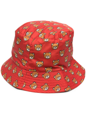 

Teddy bear-print bucket hat, Moschino Teddy bear-print bucket hat
