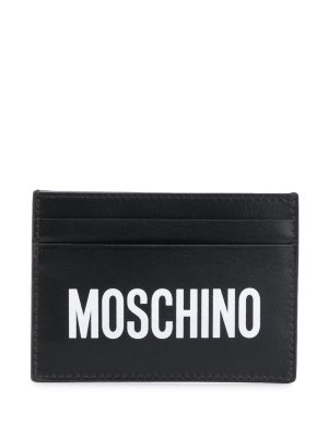 

Logo print cardholder, Moschino Logo print cardholder